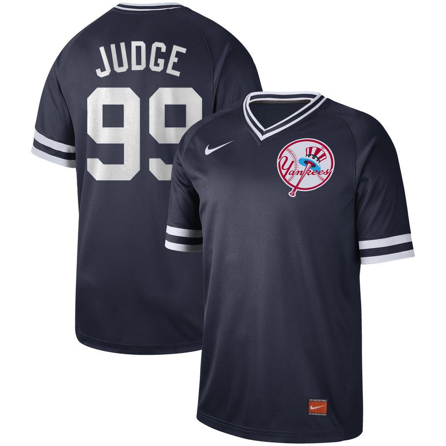 2019 Men MLB New York Yankees #99 Judge blue Nike Cooperstown Collection Jerseys->baltimore orioles->MLB Jersey